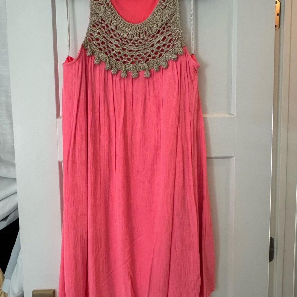 Lilly Pulitzer Dress with Crochet Detail
